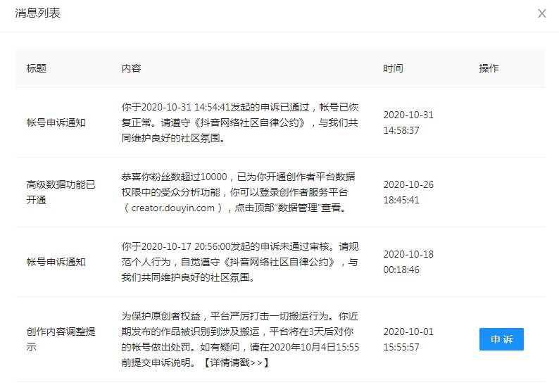 抖音搬运评级申诉通过，解抖音评级 搬运、侵权、低俗、广告等  抖音申诉  第1张